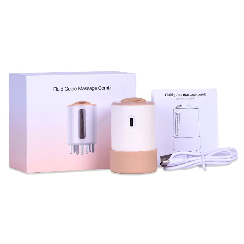 EMS Electric Scalp Massager with Red Light Therapy